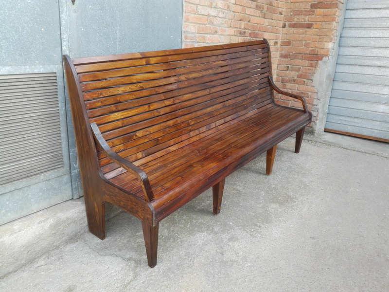 banco doble-individual+reposabrazos madera 45.5-109.5x220x60-131 (64eu.) 2u o 4u